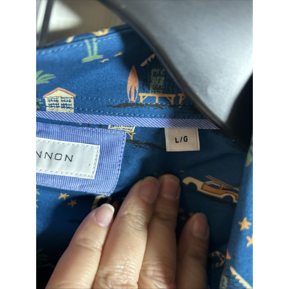 NWT ALEX CANNON Button Down Shirt Mens L VOLKSWAGON/ SURFBOARD PRINT - Picture 5 of 7